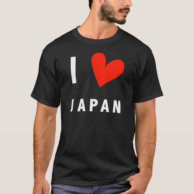 I LOVE JAPAN T-shirt (Frente)
