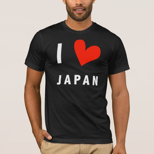 I LOVE JAPAN T-shirt (Frente)