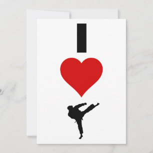 I Love Karate (Vertical)