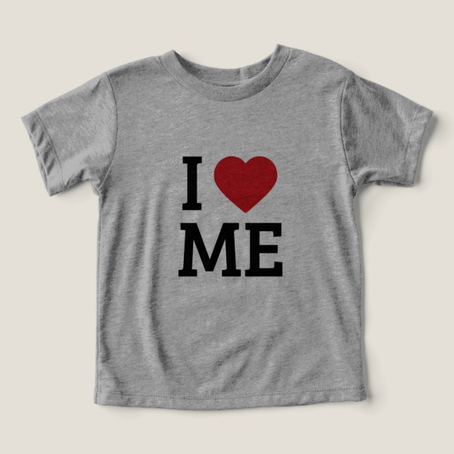 I Love Me Cute Kids T-Shirt (Design frontal)
