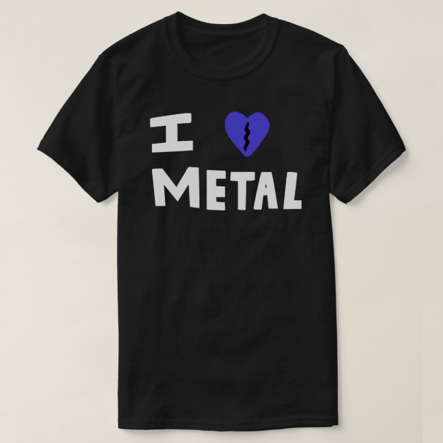 I Love Metal (Elliott Smith) Classic T-Shirt (Frente do Design)