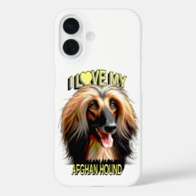 I Love My Afghan Hound – Elegant Dog Lover Design