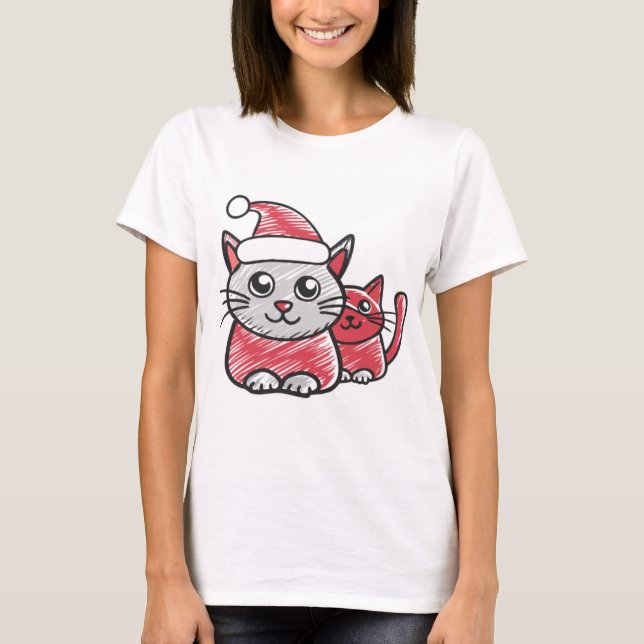 I love my cat  Collection  Design T-Shirt (Frente)