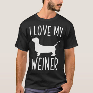 I Love My Weiner Classic T-Shirt
