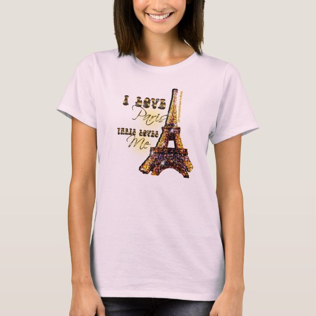 I Love Paris - T-Shirt (Frente)