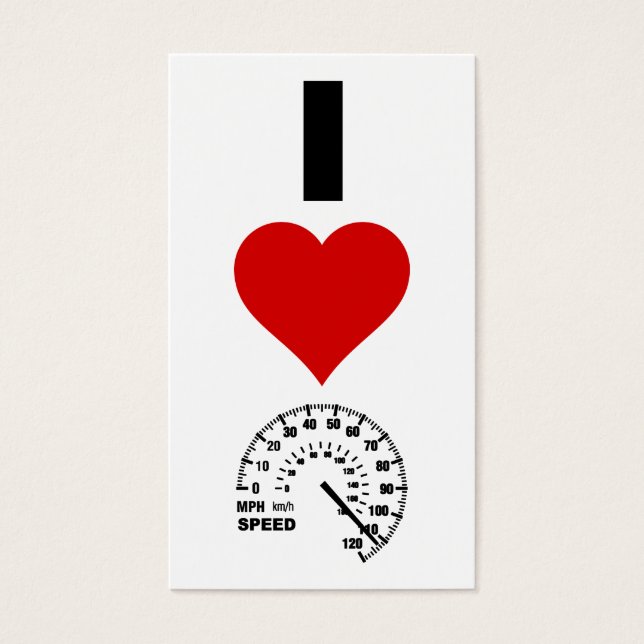 I Love Speed (Vertical) (Frente)