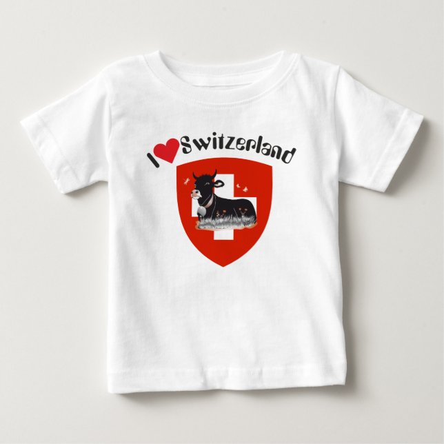 I love Switzerland T-Shirt (Frente)