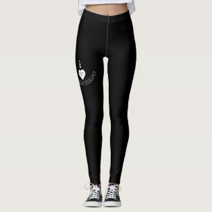 I Para Leggings Black Pela Paz Mundial