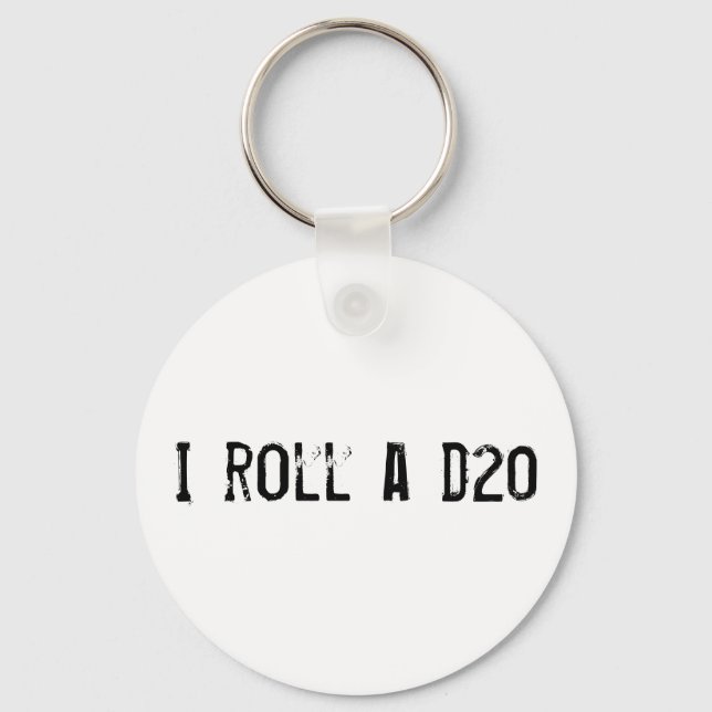 I roll a d20 - chaveiro (Frente)