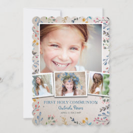 I Santa Comunhão Floral | Convites para Fotografia