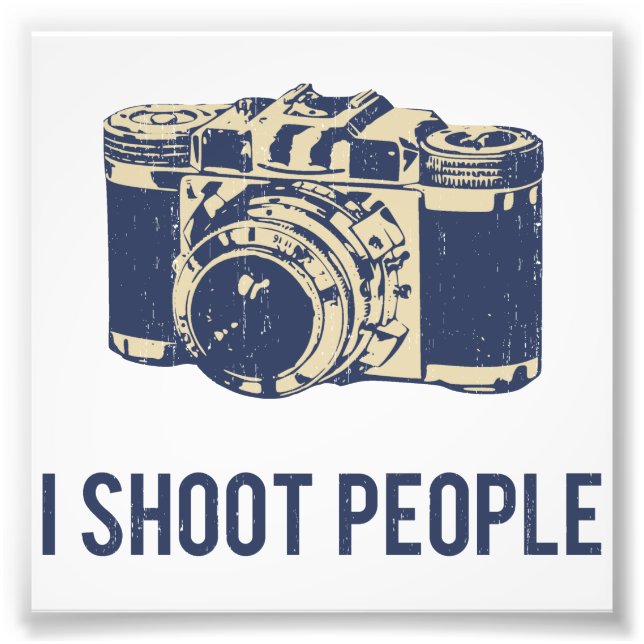 I Shoot Pessoas Fotografia Camera (Frente)