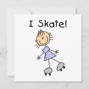 I Skate - Rapariga Roller Skater