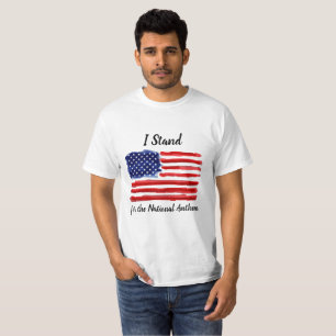 I Stand - Estados Unidos da América Flag T-shirt