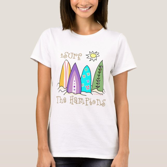 i Surf Hamptons T-shirt (Frente)
