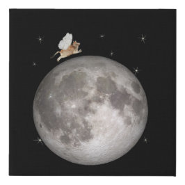 I Think I Can Faux Wrapped Canvas Print