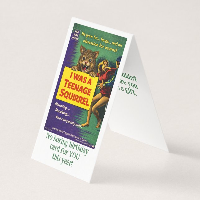 I was a teenage squirrel (Frente)