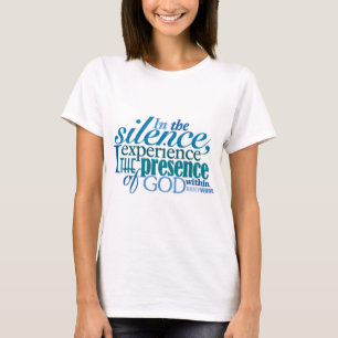 <i>Word® diário</i> T-shirt do "silêncio"