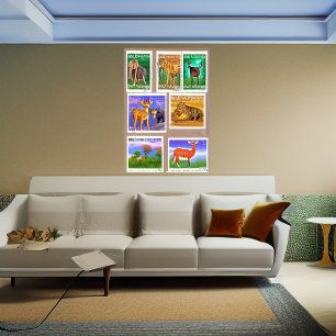 IA tentando selos de fazer   AI Art Poster