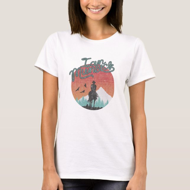 Ian muneases m erch Sunset Ride Camiseta Presente  (Frente)