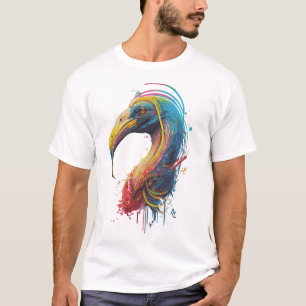 Ibis - T-Shirt De Corte De Tinta De Grafite