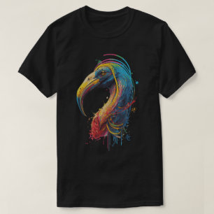 Ibis - T-Shirt De Corte De Tinta De Grafite