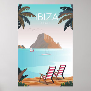 Ibiza poster de viagens