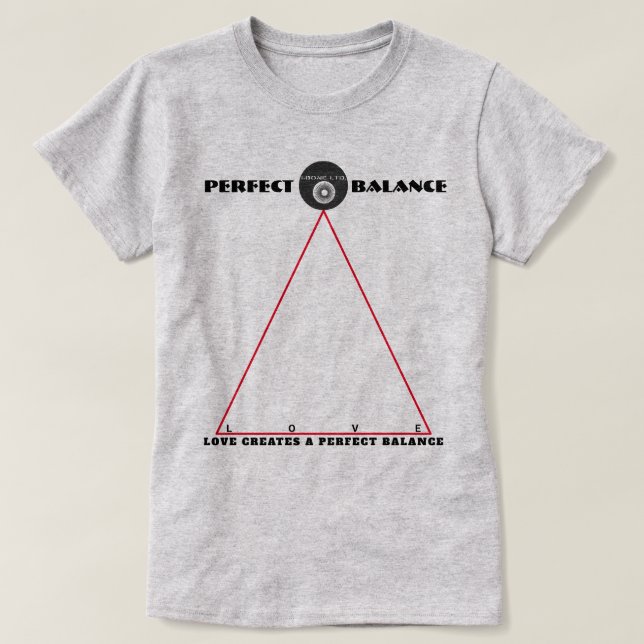 IBONELTD. EQUILÍBRIO PERFEITO 4 T-Shirt (Frente do Design)