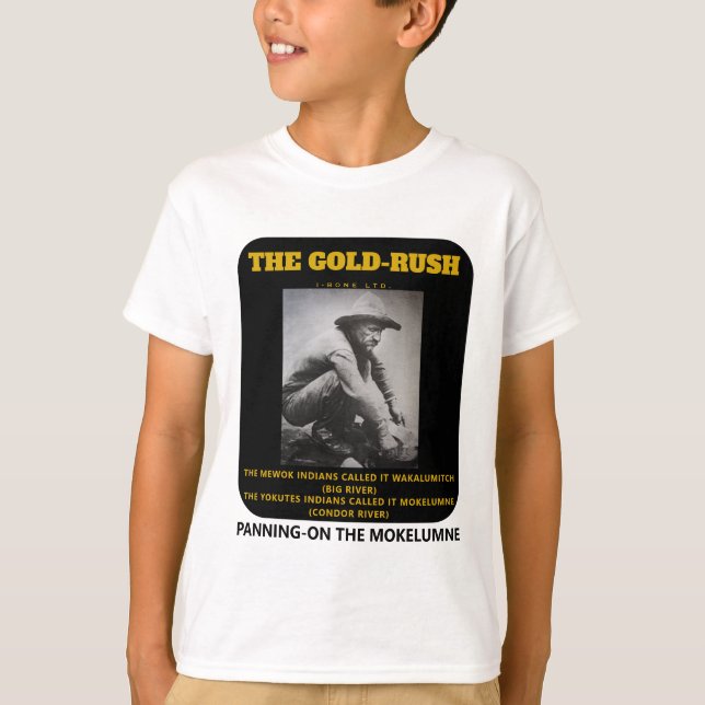 IBONELTD. T-Shirt Dourado-RUSH PANNING (Frente)