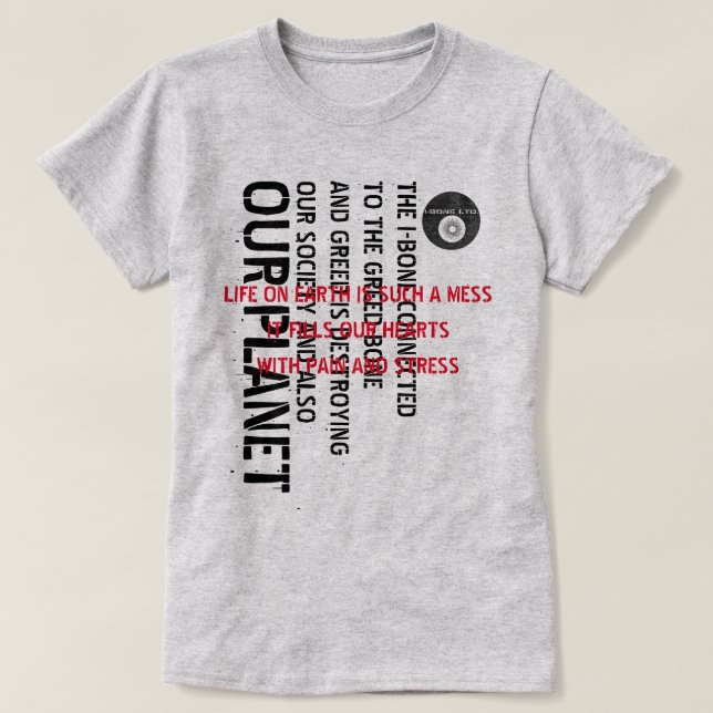 IBONELTD. T-SHIRT IBGB 1 (Frente do Design)