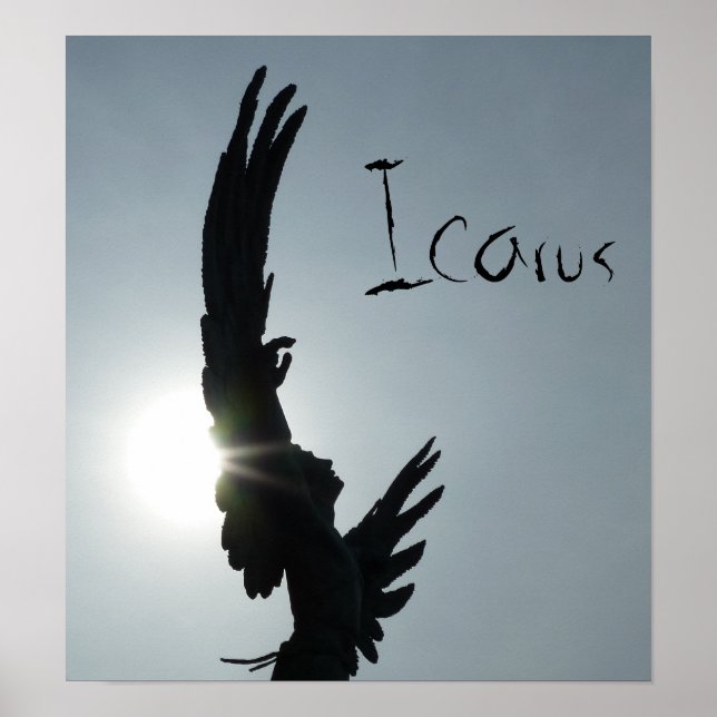Icarus Silhouette Poster (Frente)