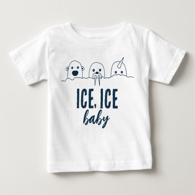 Ice Bebê Coca-Árctico Cura Camisa De Bebê (Frente)