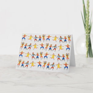 Ice Skater Art para Cartão de Caridade