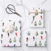 Ice Skater Pine │ gelo patinando no natal