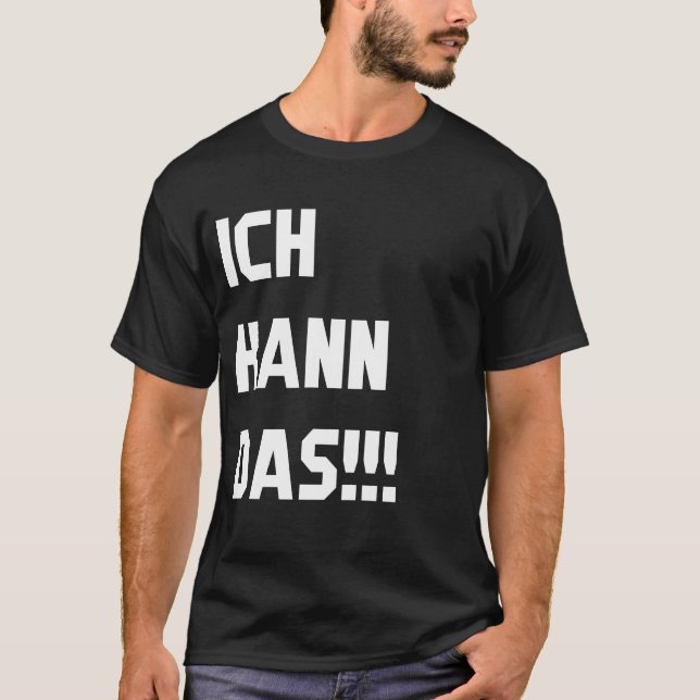 Ich kann das T-Shirt (Frente)