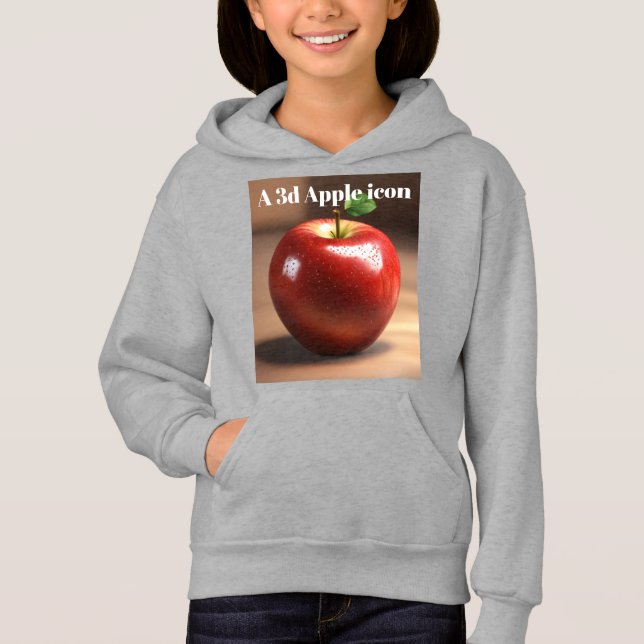 Ícone Apple Pullover Hoodie (Frente)