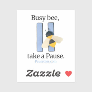 Ícone de Adesivo do Aplicativo "Busy Bee" de Bloco