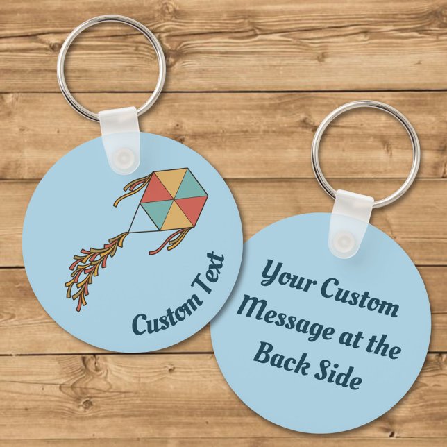 Ícone de Kite - Chaveiro azul claro (Criador carregado)