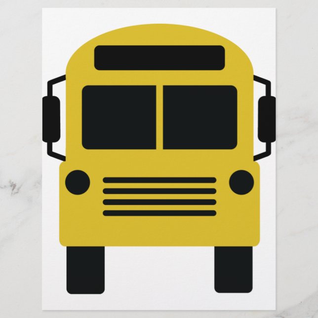 ícone de ônibus escolar (Frente)