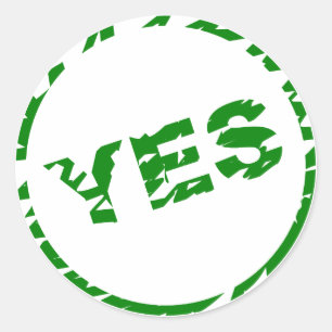 Ícone de validação - SIM - Adesivo