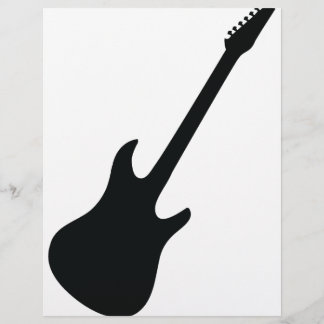 ícone de violão preto