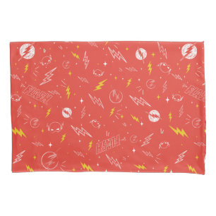 Ícone do Flash Relâmpago e Padrão Doodle