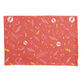 Ícone do Flash Relâmpago e Padrão Doodle