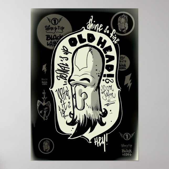 Ícone John Black Label poster (Frente)