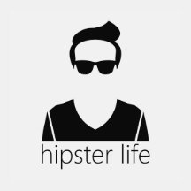 Ícone legal da vida do hipster