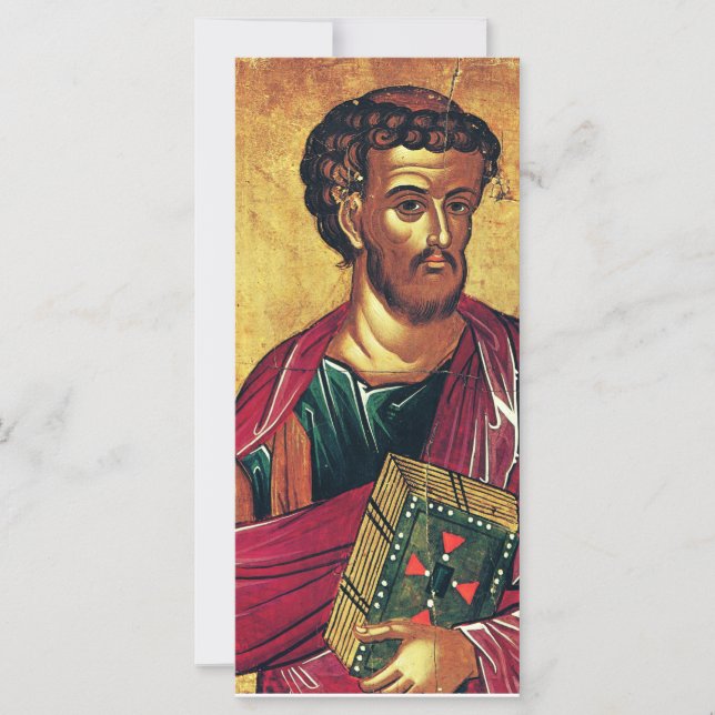 ícone ortodoxo de São Lucas Evangelista (Frente)