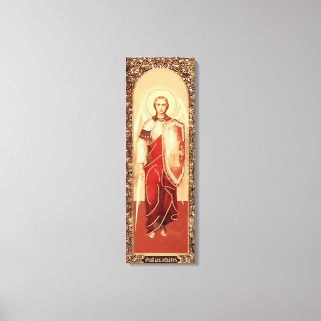 Ícone russo Archangel Michael Canvas (Frente)