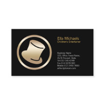 Ícone superior do ícone Cartão de visita de entret