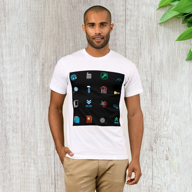 Ícones da Web Mens T-Shirt (Criador carregado)