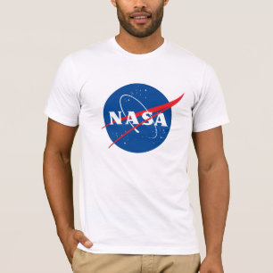 Iconic NASA FIT Cotton T-Shirt (Rocket White)