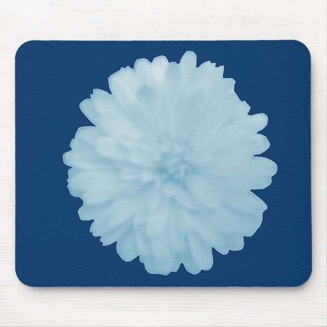 Icy Blue Marigold Mousepad (Frente)